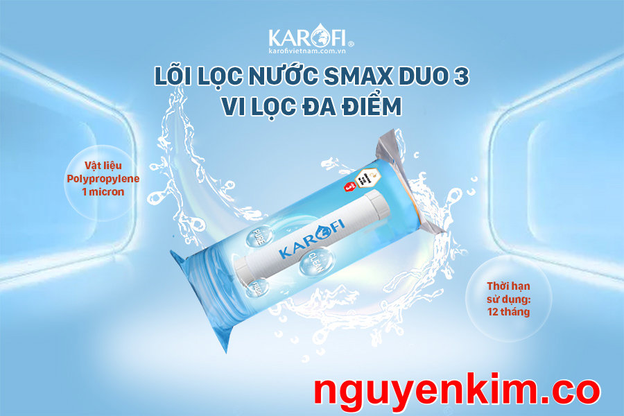 Lõi lọc số 3 – Smax Duo 3 (Vi lọc đa điểm)