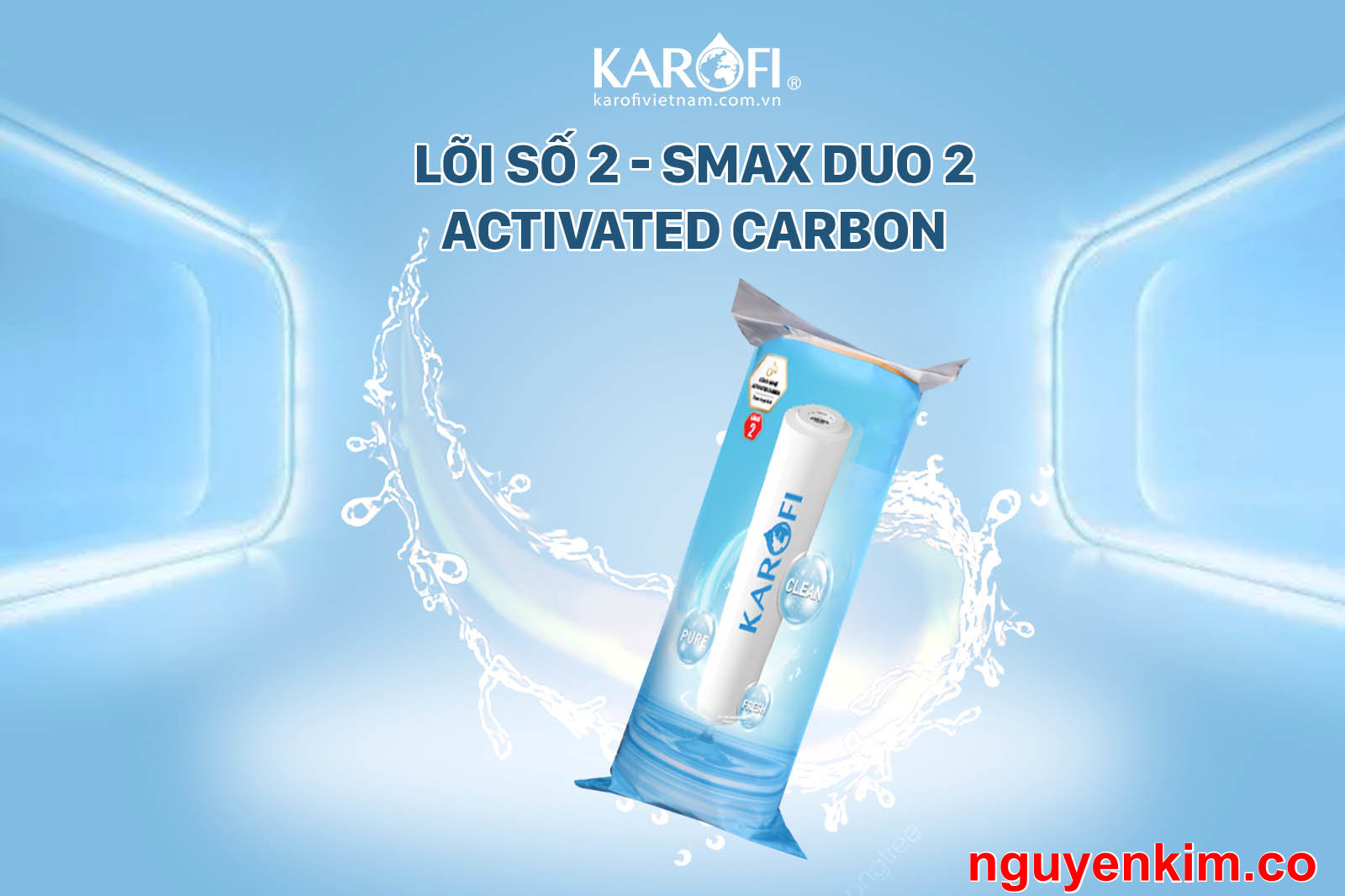 Lõi lọc số 2 – Smax Duo 2 (Than hoạt tính)