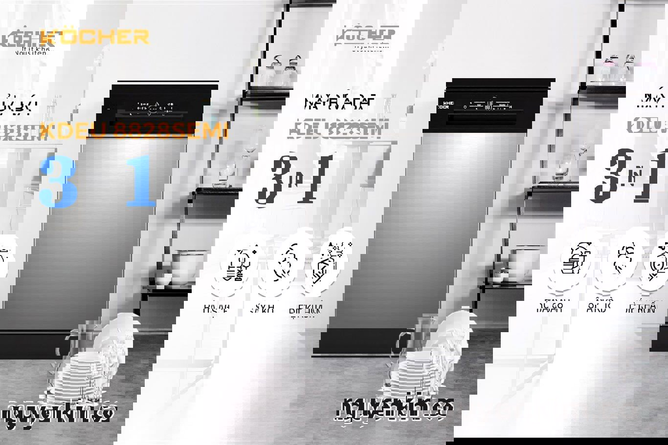 sửa máy rửa chén kocher