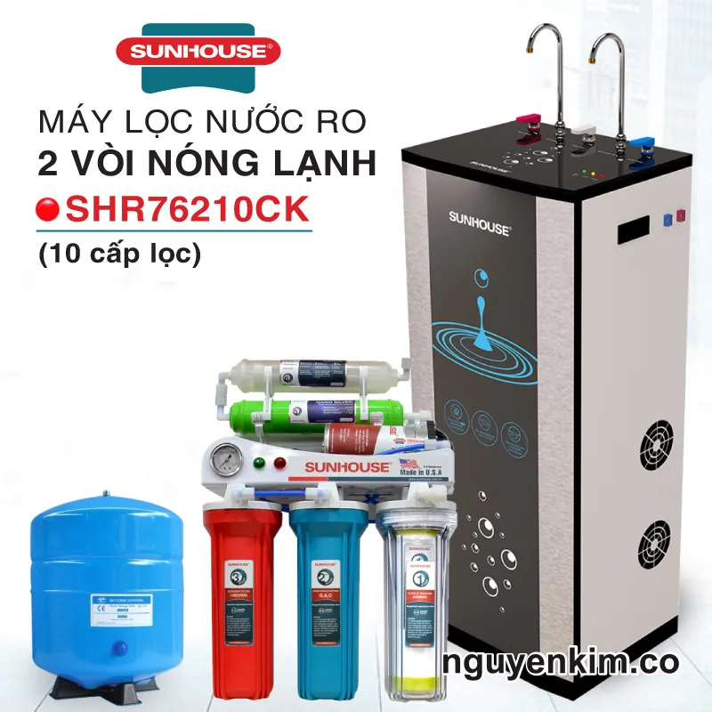 Hướng dẫn chi tiết cách thay lõi lọc nước Sunhouse tại nhà