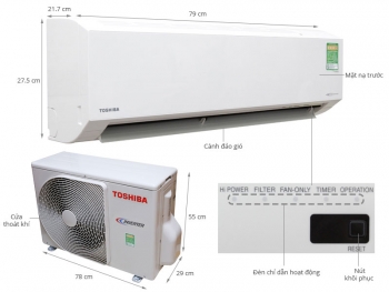 Máy Lạnh Cũ Toshiba 2.5HP (Inverter)