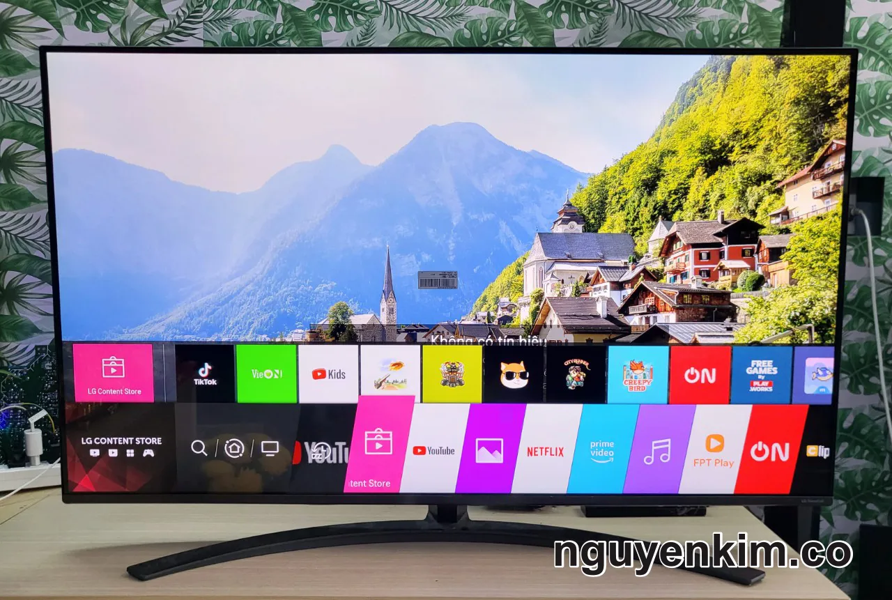 Tivi LG 49 inch màn hình 4K tràn viền giọng nói - Mua TV tại Nguyễn Kim