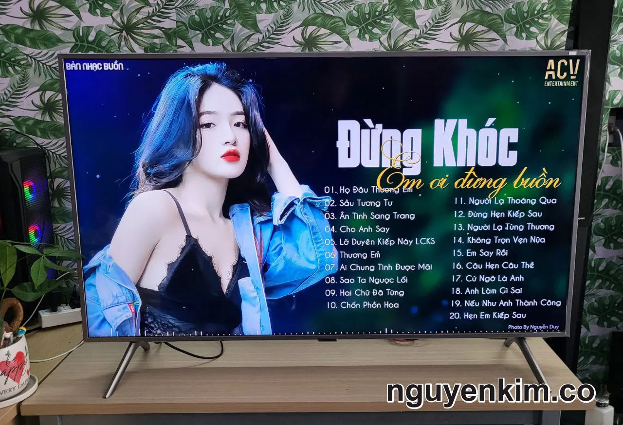 Tivi Samsung Qled 49 inch màn hình 4K giọng nói - Mua Tivi tại Nguyễn Kim