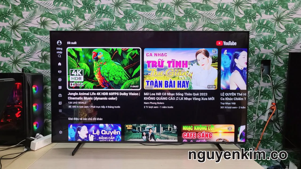 Tivi Samsung 55 inch màn hình 4K siêu mỏng giọng nói - Mua Tivi Tại Nguyễn Kim