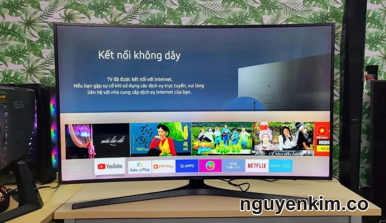Tivi Samsung 65 inch màn hình 4K tràn viền giọng nói - Mua TV cũ