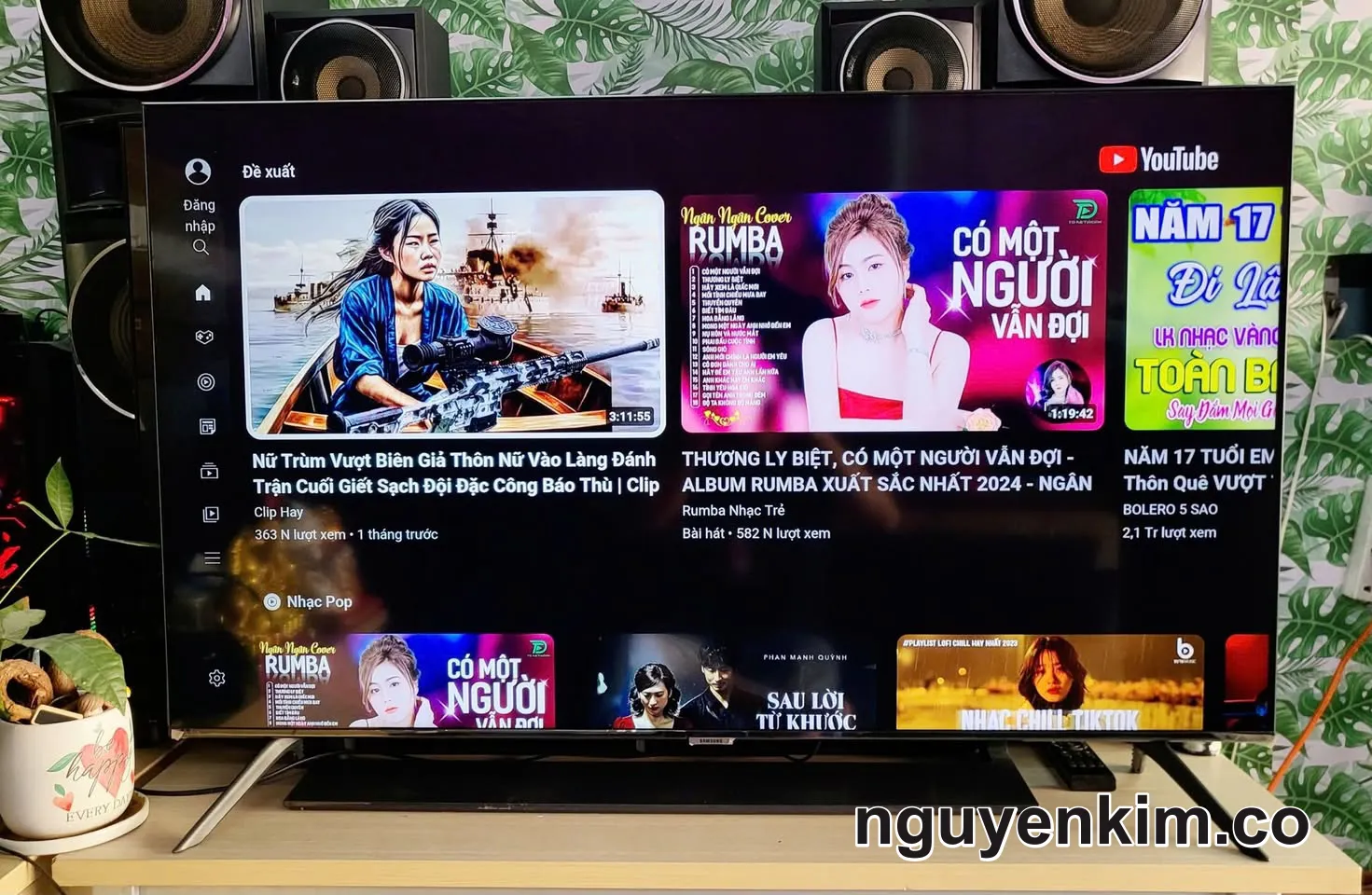 Tivi Samsung Qled 50 Inch Màn Hình 4K Giọng Nói Model 50Q60TA