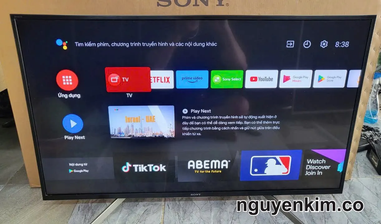 Android TV Sony 43 Inch Màn Hình 4K Giọng Nói - Mua Tivi cũ tại Nguyễn Kim