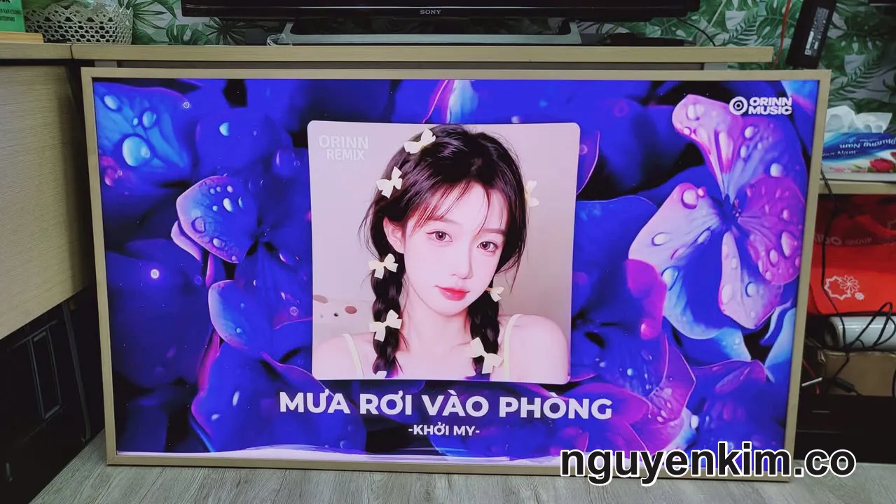 Tivi Samsung Khung Tranh 55 Inch Màn Hình 4K Giọng Nói Model 55LS03TA