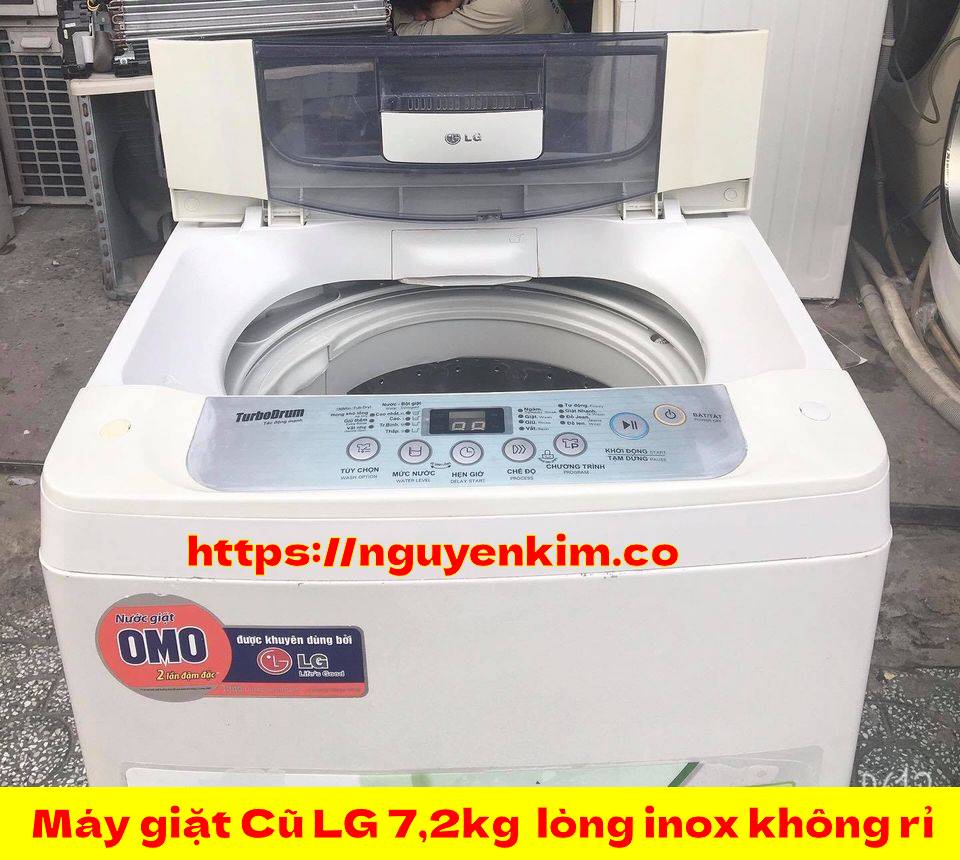 Máy Giặt LG 7,2kg  Lòng Inox Không Rỉ