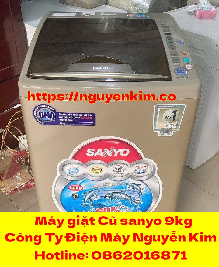 Máy Giặt Cũ Sanyo 9kg Giá Rẻ